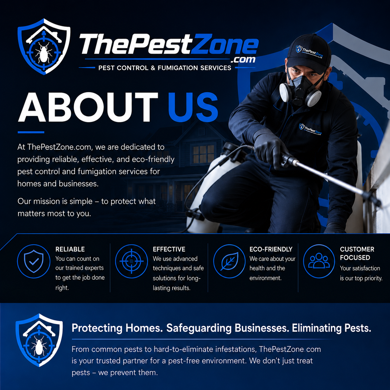 Professional pest extermination service in Karachi